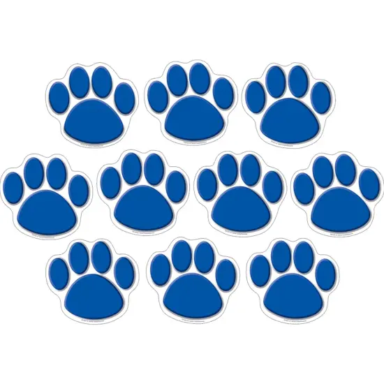 Blue Paw Prints Accents, 30 Per Pack, 3 Packs {2}