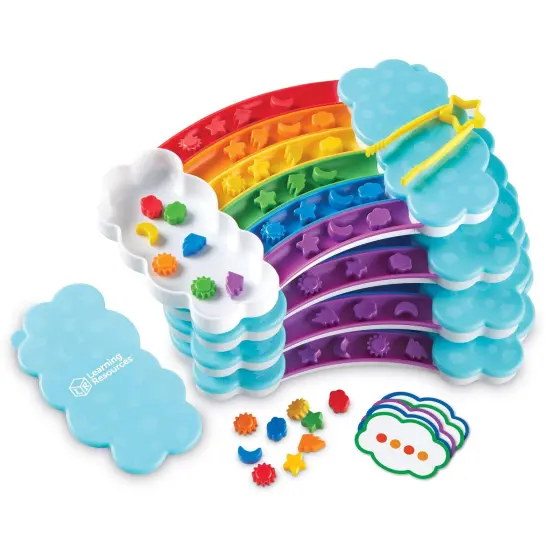 Rainbow Sorting Trays Classroom Edition {3}