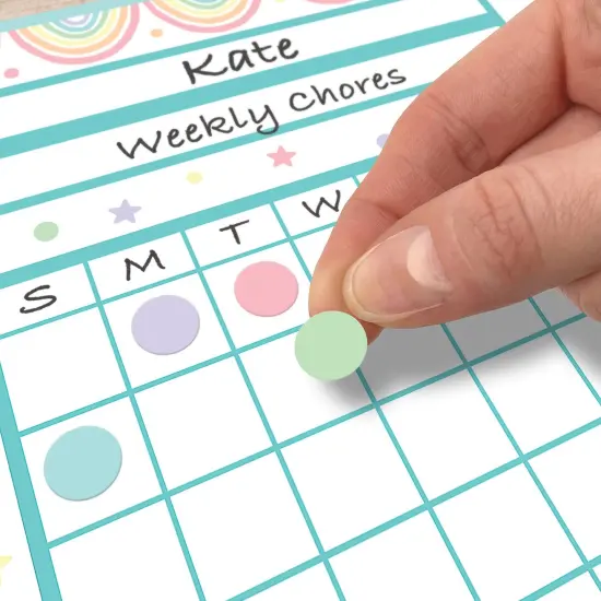 Pastel Pop Circles Mini Stickers Valu - Pack, 1144 Per Pack, 6 Packs {3}