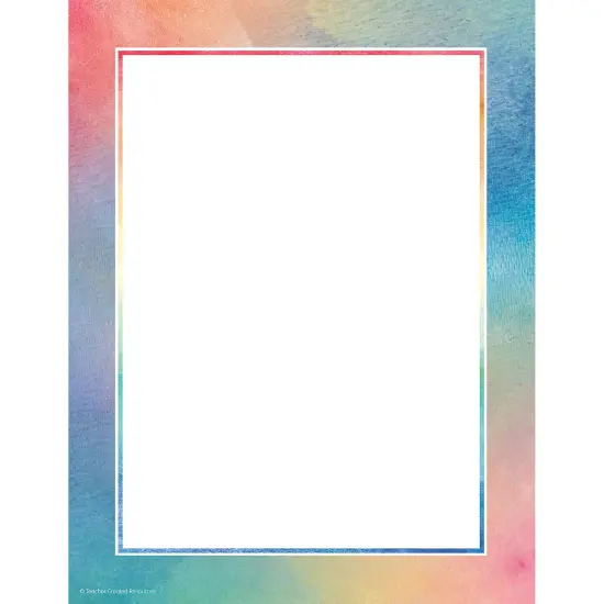 Watercolor Computer Paper, 50 Sheets Per Pack, 6 Packs {2}