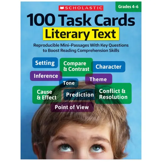 100 Task Cards: Literary Text Book, Grade 4-6, Pack of 2 {2}