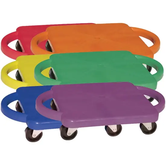 Plastic Standard Scooter Set with Handles, Set of 6 {1}