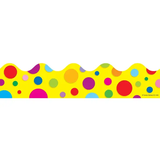 Scalloped Variety Border Set IV: Rainbow, Colorful Dots, Big Rainbow Dots, and Rainbow Swirls {3}