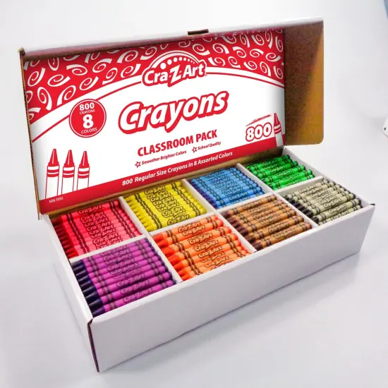 Crayon Classroom Pack, 8 Color, Box of 800 {2}