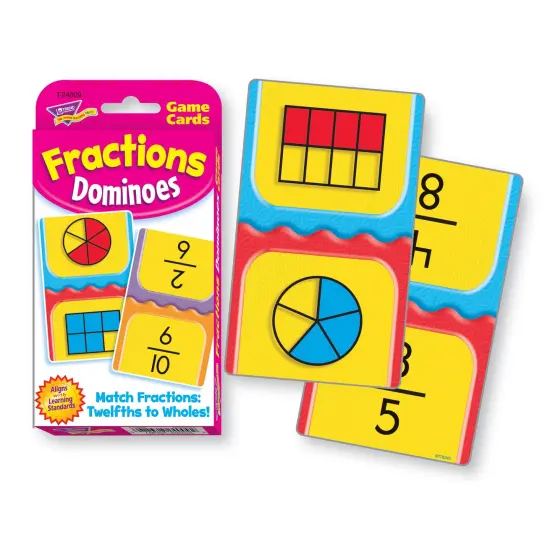 Fractions Dominoes Challenge Cards&reg;, 6 Sets {2}