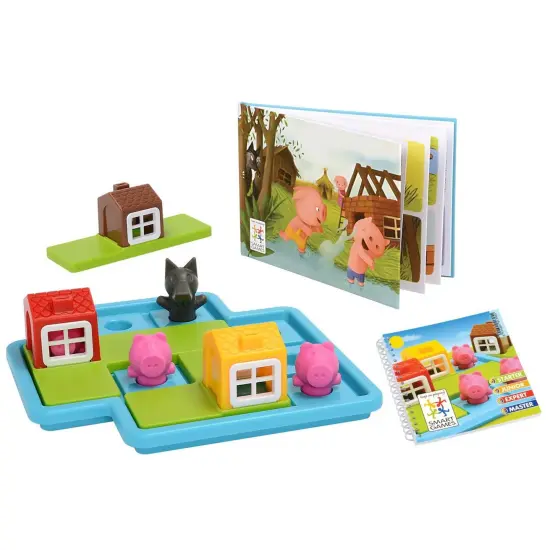Three Little Piggies Deluxe Preschool Puzzle Game {3}