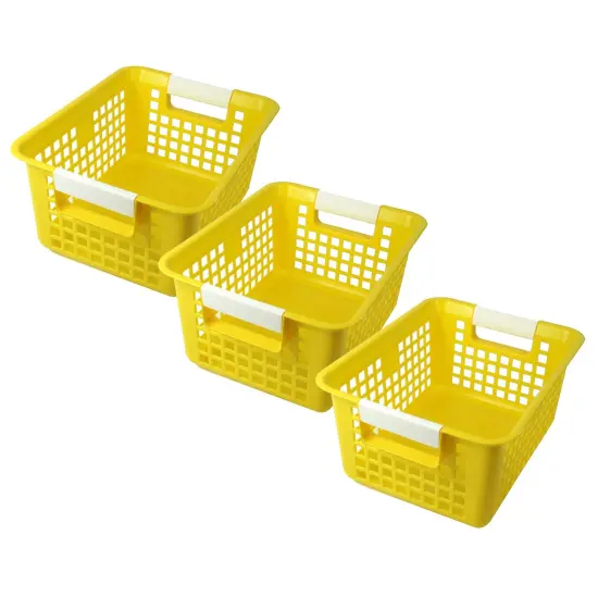 Tattle&reg; Book Basket, Yellow, Pack of 3 {1}