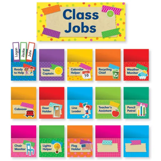 Tape It Up! Class Jobs Bulletin Board {1}