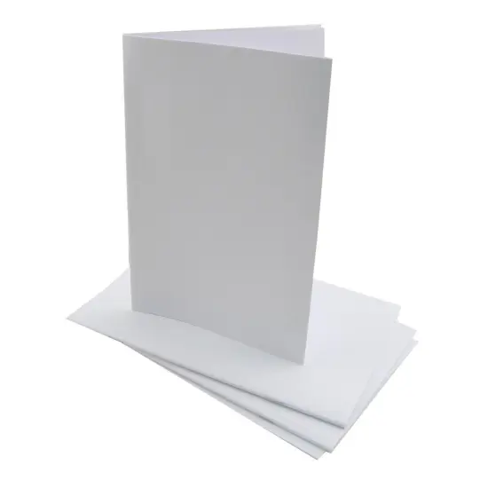 Blank Paperback Books, 5.5" x 8.5", White, 10 Per Pack, 2 Packs {3}