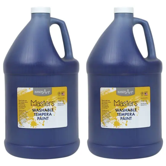 Little Masters&reg; Washable Tempera Paint, Violet, Gallon, Pack of 2 {1}