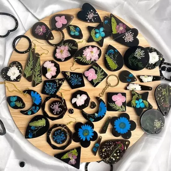 Kitcheniva 5 Pcs Large Resin Earrings Mold Set {2}