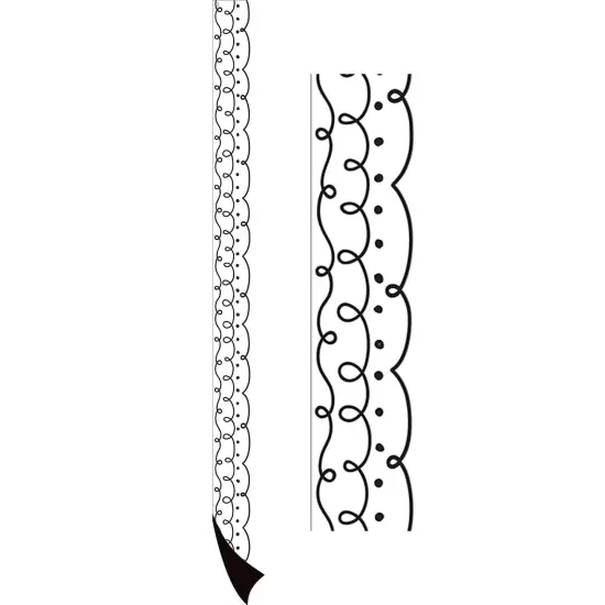 Squiggles and Dots Magnetic Border, 24 Feet Per Pack, 2 Packs {3}