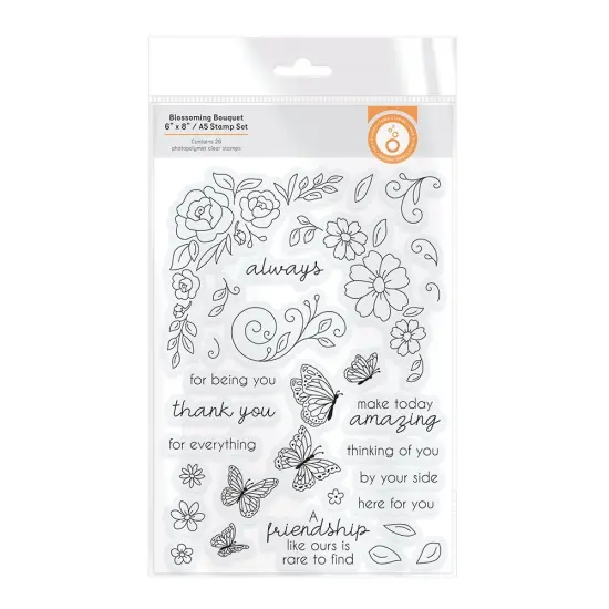 Tonic Studios Stamp Set-Blossoming Bouquet {1}
