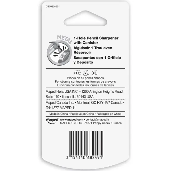 Tonic 1 Hole Sharpener, Pack of 12 {5}