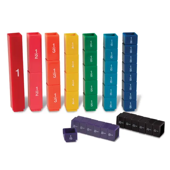 Fraction Tower&reg; Cubes: Fraction Set {2}
