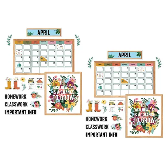 Grow Together Calendar Bulletin Board Set, 2 Sets {1}