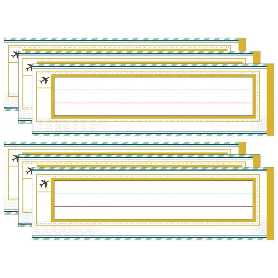 Let's Explore Nameplates, 36 Per Pack, 6 Packs {1}