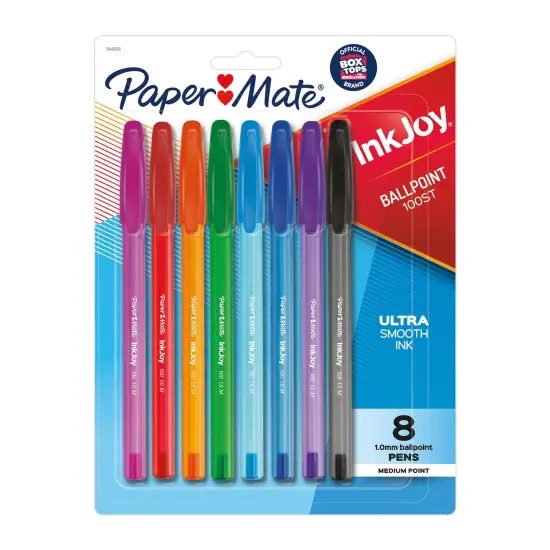 InkJoy 100ST Ballpoint Pens, Medium Point, Assorted Ink, 8 Per Pack, 6 Packs {2}