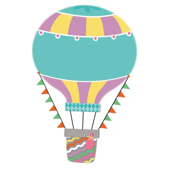 Up and Away Hot Air Balloons Cut-Outs, 36 Per Pack, 3 Packs {3}
