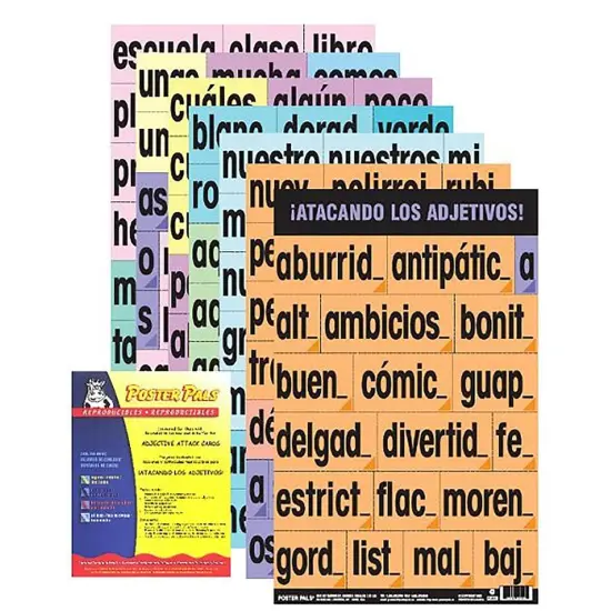 Adjective Attack Card Set, Spanish {2}