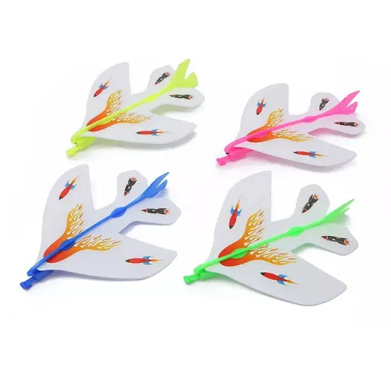 Kitcheniva 4 Pack Slingshot Airplane LED Launcher Toy , {2}