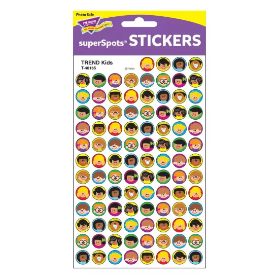 Kids superSpots&reg; Stickers, 800 Per Pack, 6 Packs {4}