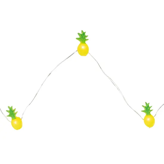 Northlight LED Pineapple Fairy Lights - Warm White - 2.75' Silver Wire - 10ct Yellow {3}