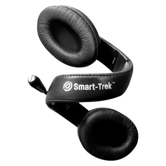 Smart-Trek Deluxe Stereo Headset with In-Line Volume Control & 3.5mm TRRS Plug, Pack of 2 {5}