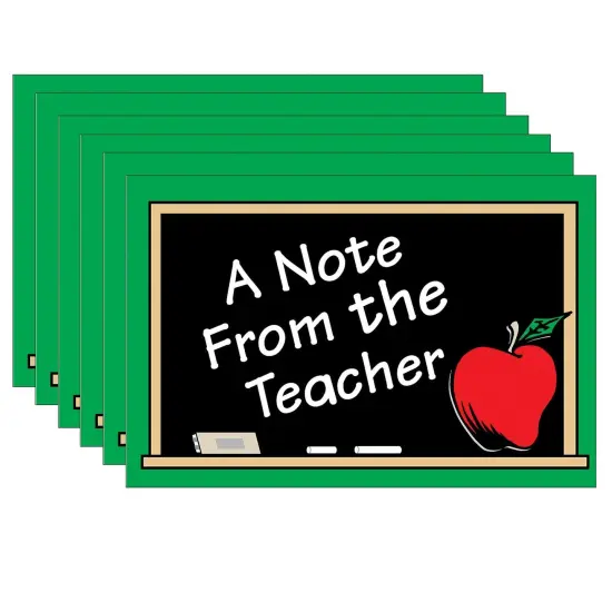 A Note from the Teacher Postcards, 30 Per Pack, 6 Packs {1}