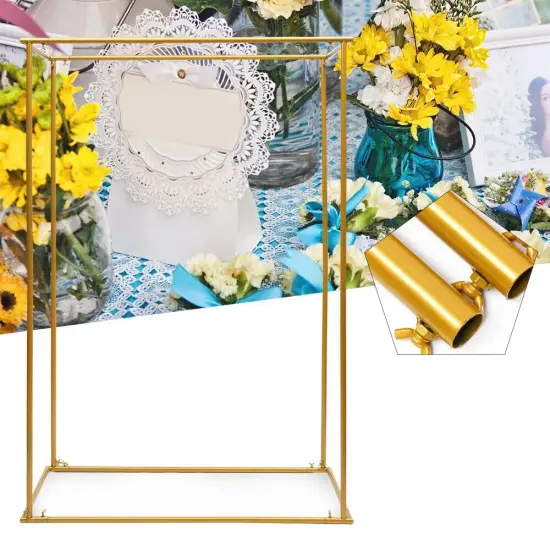 Rectangle Metal Wedding Arch Backdrop Frame Decor {4}