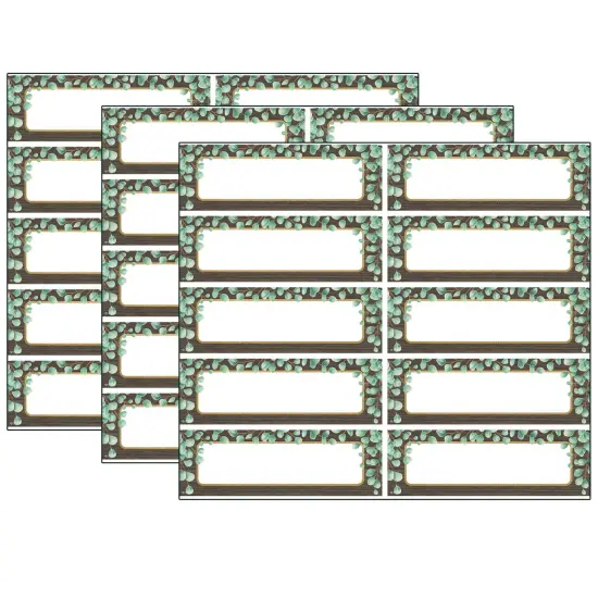 Eucalyptus Labels Magnetic Accents, 20 Per Pack, 3 Packs {1}