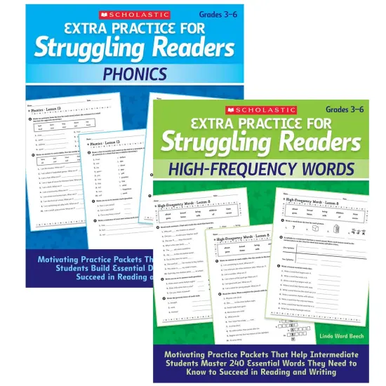 Extra Practice for Struggling Readers Bundle {1}