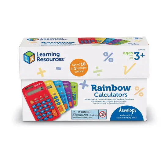 Rainbow Calculators, Set of 10 {4}