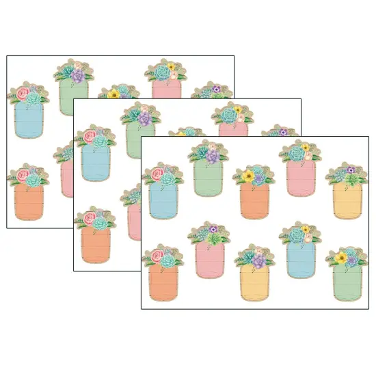 Rustic Bloom Mason Jars Accents, 30 Per Pack, 3 Packs {1}