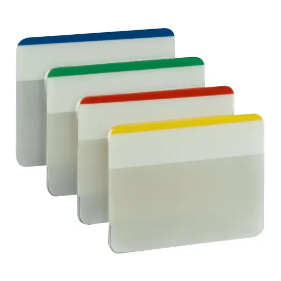 Tabs, Assorted Primary Colors, 24 Per Pack, 6 Packs {4}