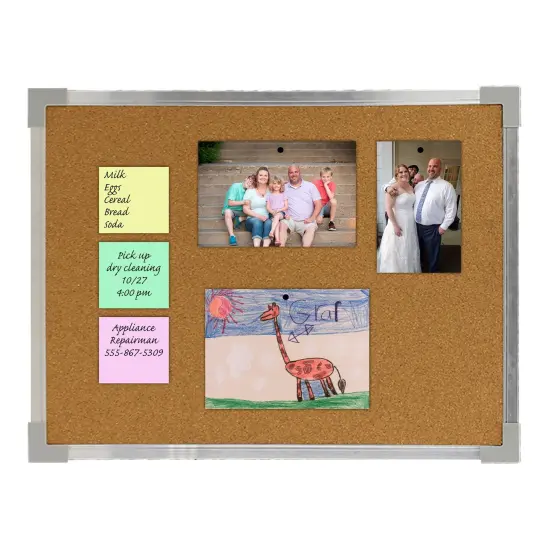 Aluminum Framed Cork Board, 24" x 36" {4}