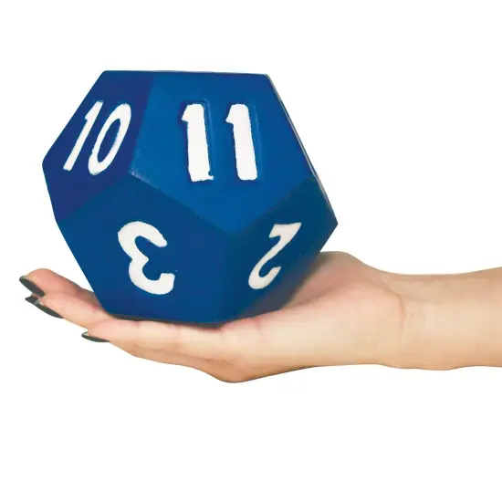 12-Sided Die - Demonstration Size - Pack of 3 {4}