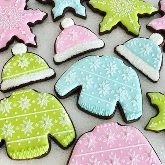 Ann Clark Ugly Christmas Sweater Cookie Cutter 4.25" {4}