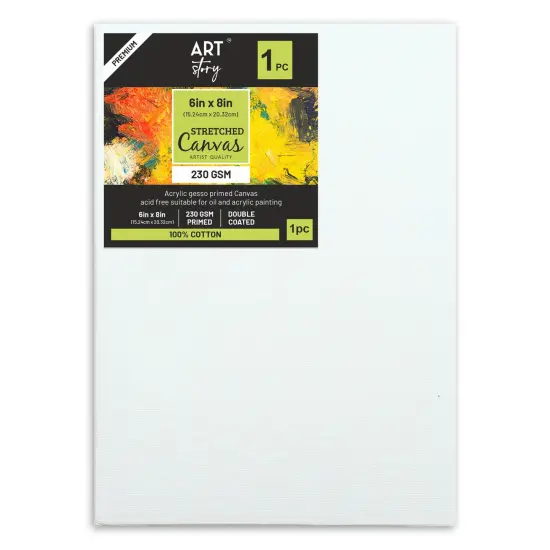 Little Birdie Stretched Canvas 6"X8" 1/Pkg-6"X8" {1}