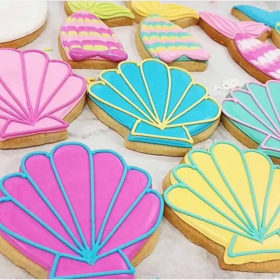 Ann Clark Tropical Seashell Cookie Cutter, 3.25" Dress Skirt {5}