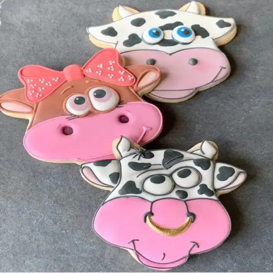 Ann Clark Cow Face Cookie Cutter {3}