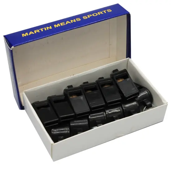 Black Plastic Whistles, 12 Per pack, 3 Packs {3}