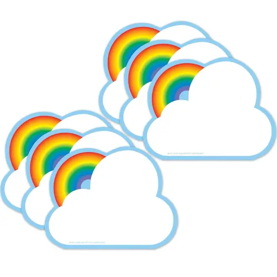 (6 Ea) Notepad Rainbow Large {1}