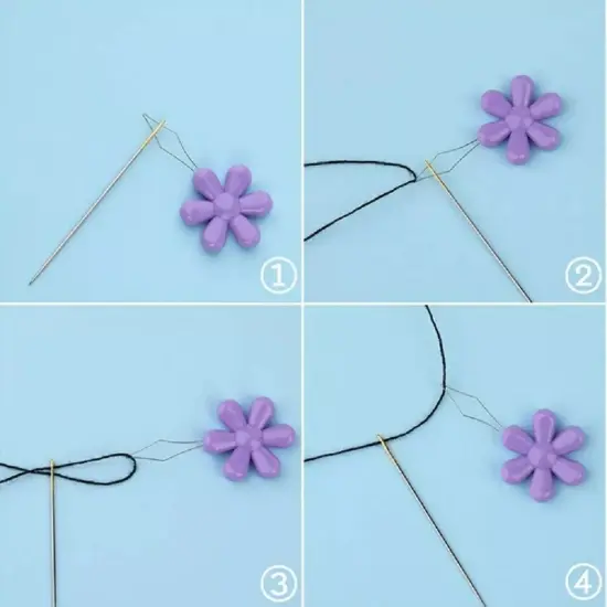 20-Pieces Easy Wire Loop Needle Threader Set {5}