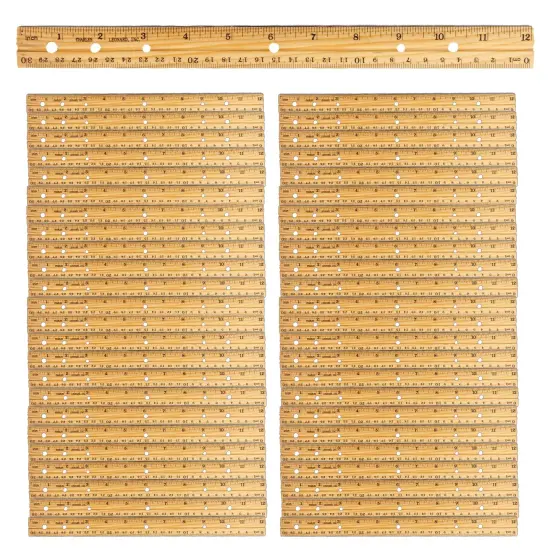 Economy Wood Ruler, Pack of 48 {1}