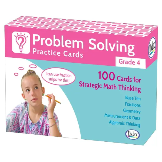 Problem Solving Practice Cards, Grade 4 {1}