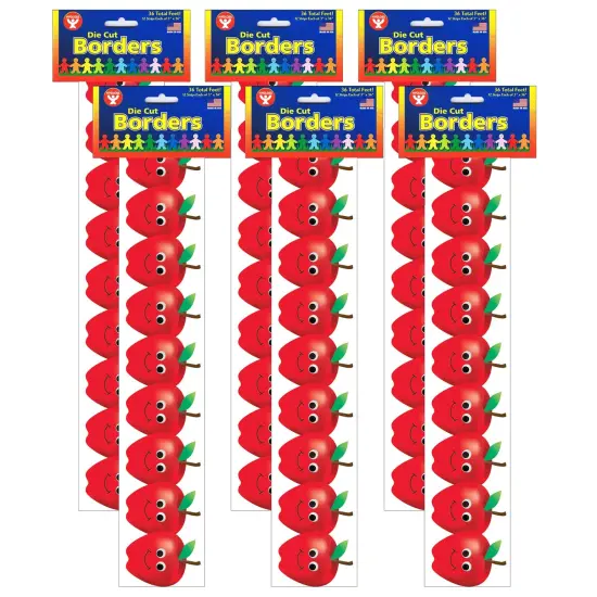 Happy Apples Border, 36 Feet Per Pack, 6 Packs {1}