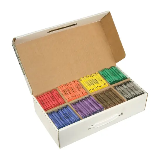 Crayons Master Pack, 8 Colors (100 Each), 800 Count {3}