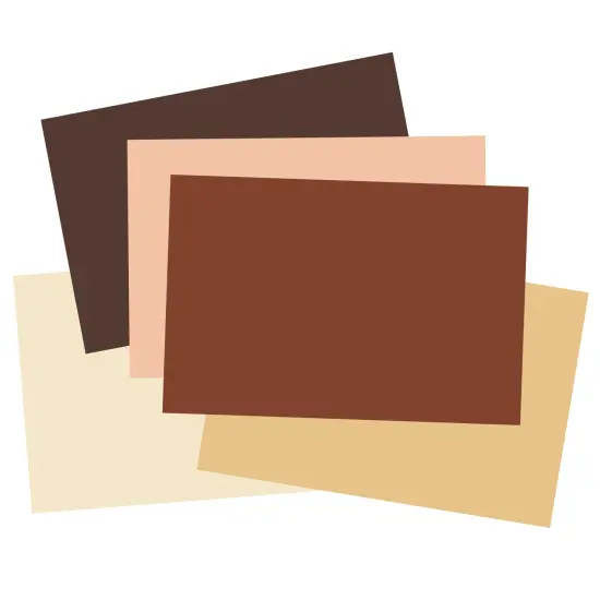 Construction Paper, Shades of Me Assortment, 12" x 18", 50 Sheets Per Pack, 2 Packs {2}