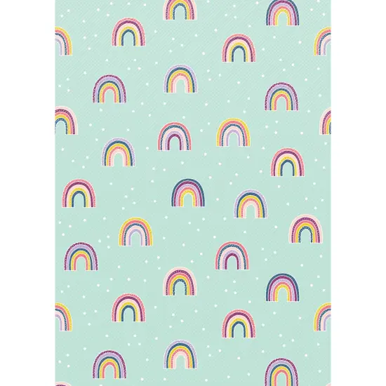 Better Than Paper Bulletin Board Roll, Oh Happy Day Rainbows, 4-Pack {3}
